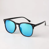 Óculos de Sol Quadrado Masculino Polarizado Mionelle Noir Azul Espelhado