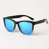 Óculos de Sol Quadrado Polarizado Masculino Mionelle Horizonte Azul Espelhado