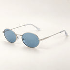 Óculos de sol masculino oval Mionelle Viper Cobalt em vista de três quartos