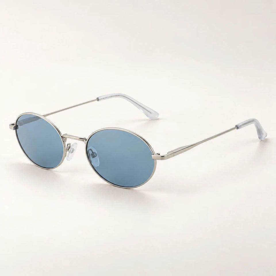 Óculos de sol masculino oval Mionelle Viper Cobalt em vista de três quartos