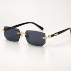 Óculos de sol masculino Mionelle Vortex Preto em vista de três quartos