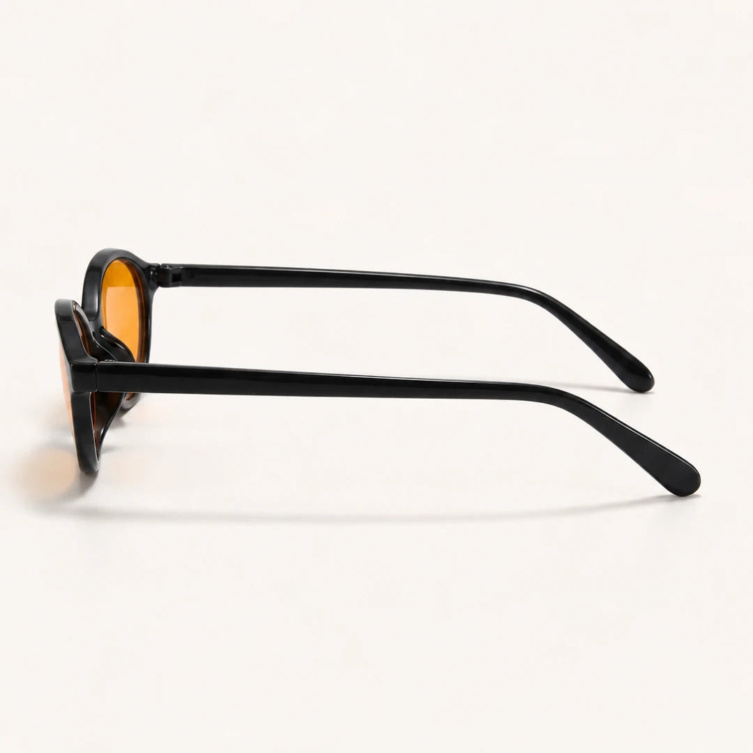 Vista lateral das hastes do Mionelle Narrow Vibe Pop Yellow