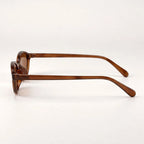 Vista lateral das hastes do Mionelle Narrow Vibe Rich Brown