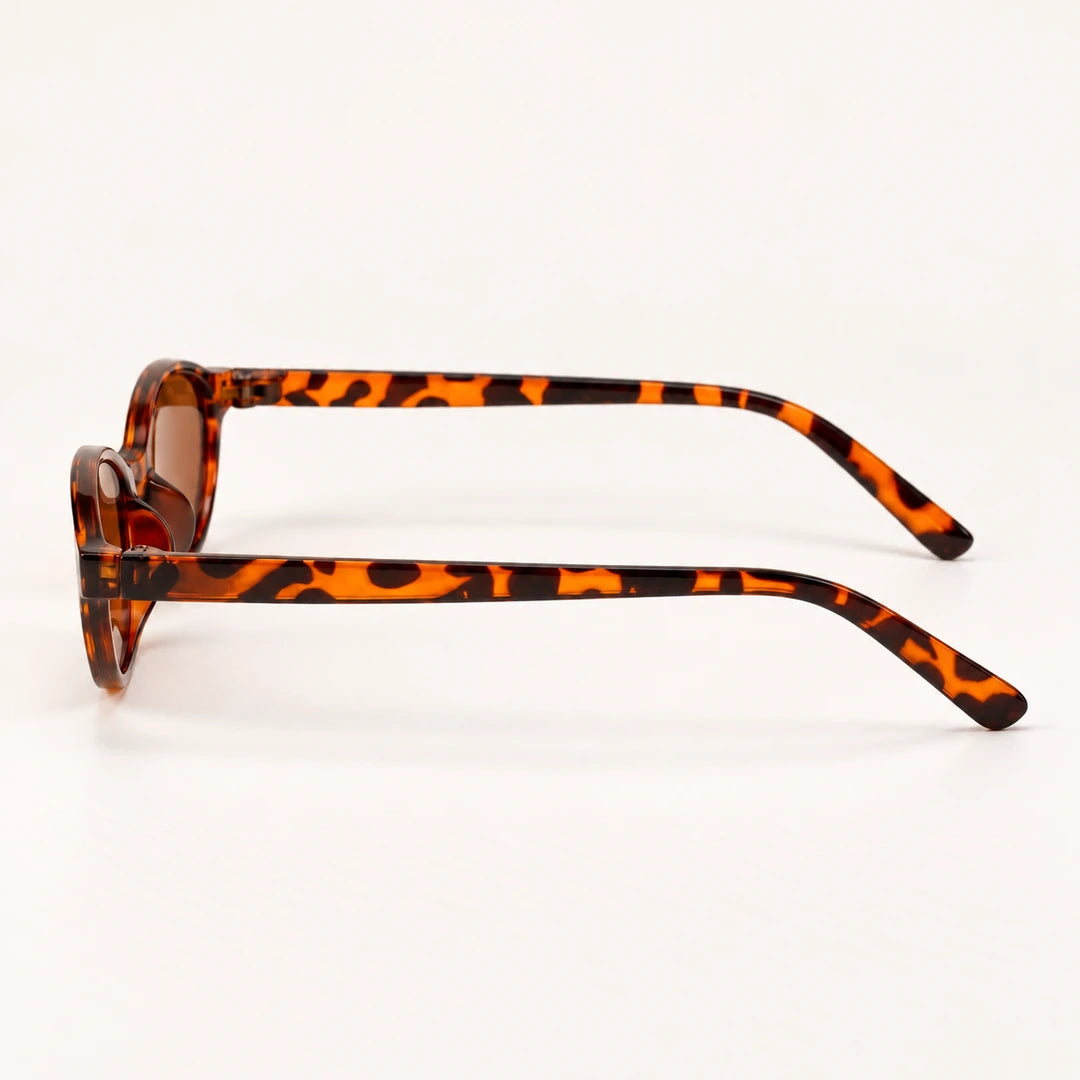 Vista lateral das hastes do Mionelle Narrow Vibe Vintage Tartaruga