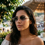 Mulher usando o Mionelle Aura Shadow