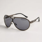 Óculos de Sol Aviador Vintage Masculino Mionelle Tesla All Black