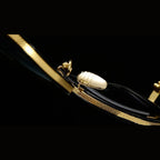 Detalhes do Óculos de Sol Quadrado Feminino Mionelle Milano Degradê Marrom