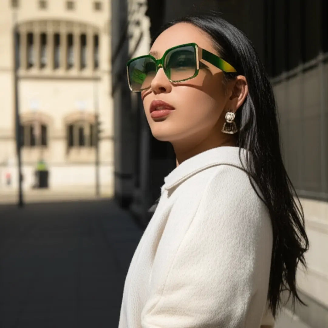 Óculos-de-Sol-Quadrado-Feminino-Oversized-Mionelle-Verona-Verde-Degradê-6