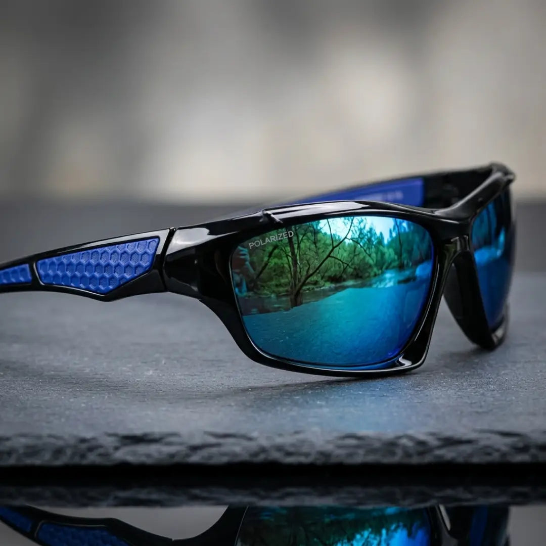 Óculos esportivo masculino azul Strada proteção UV400