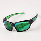 óculos de sol esportivo masculino verde estojo rígido strada