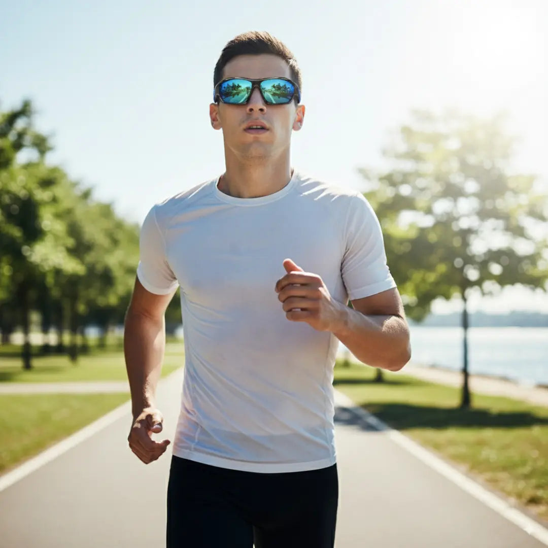 óculos esportivo masculino strada kit ciclismo corrida praia 3 cores