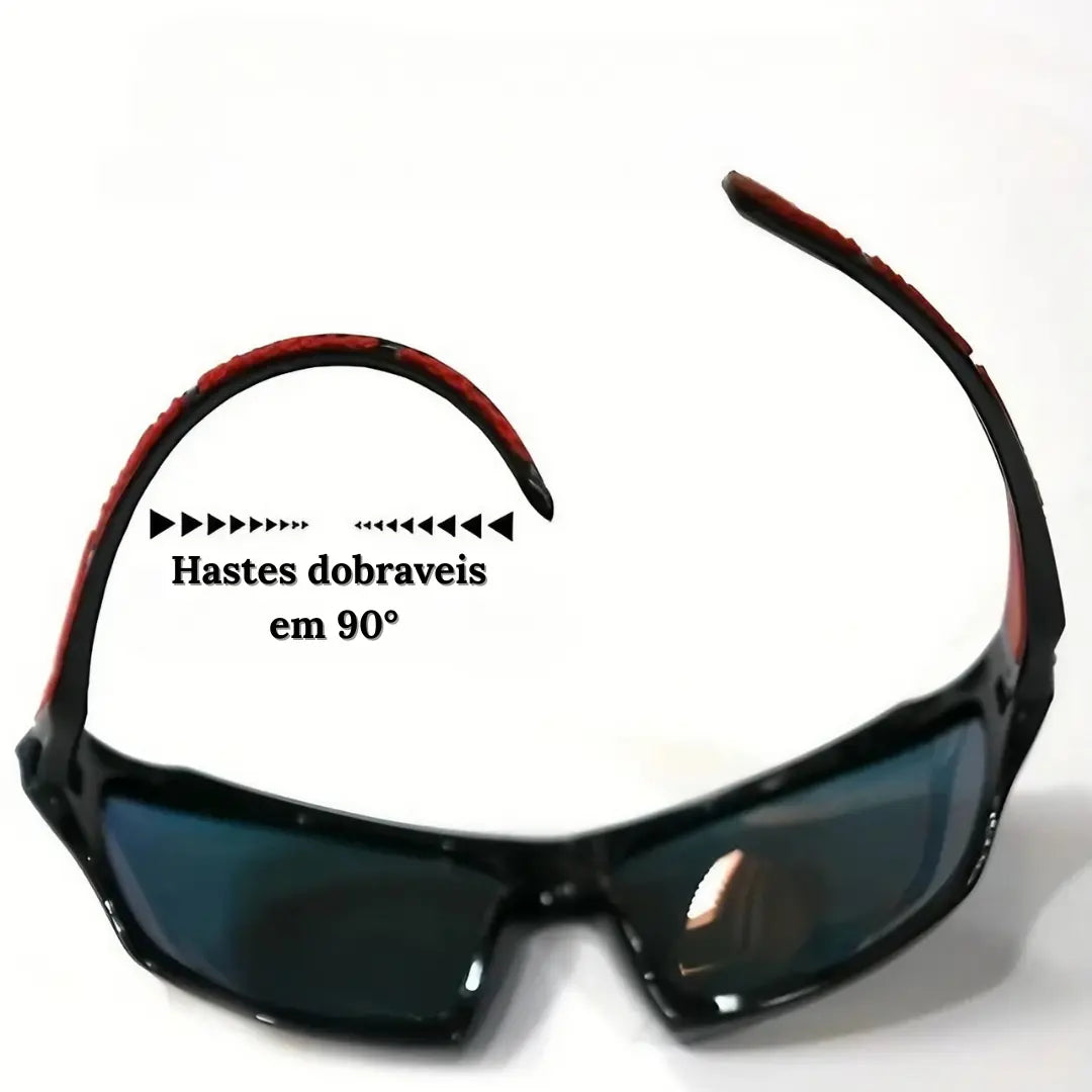 óculos de sol masculino strada polarizado uv400 kit