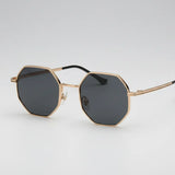 Óculos de Sol Hexagonal Feminino Mionelle Aurora Preto