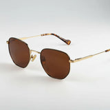 Óculos de Sol Hexagonal Feminino Polarizado Mionelle Cosmo G-Brown