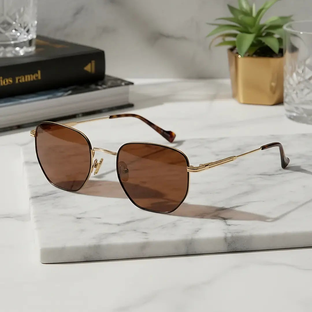 oculos-de-sol-hexagonal-masculino-feminino-polarizado-mionelle-cosmo-marrom-9