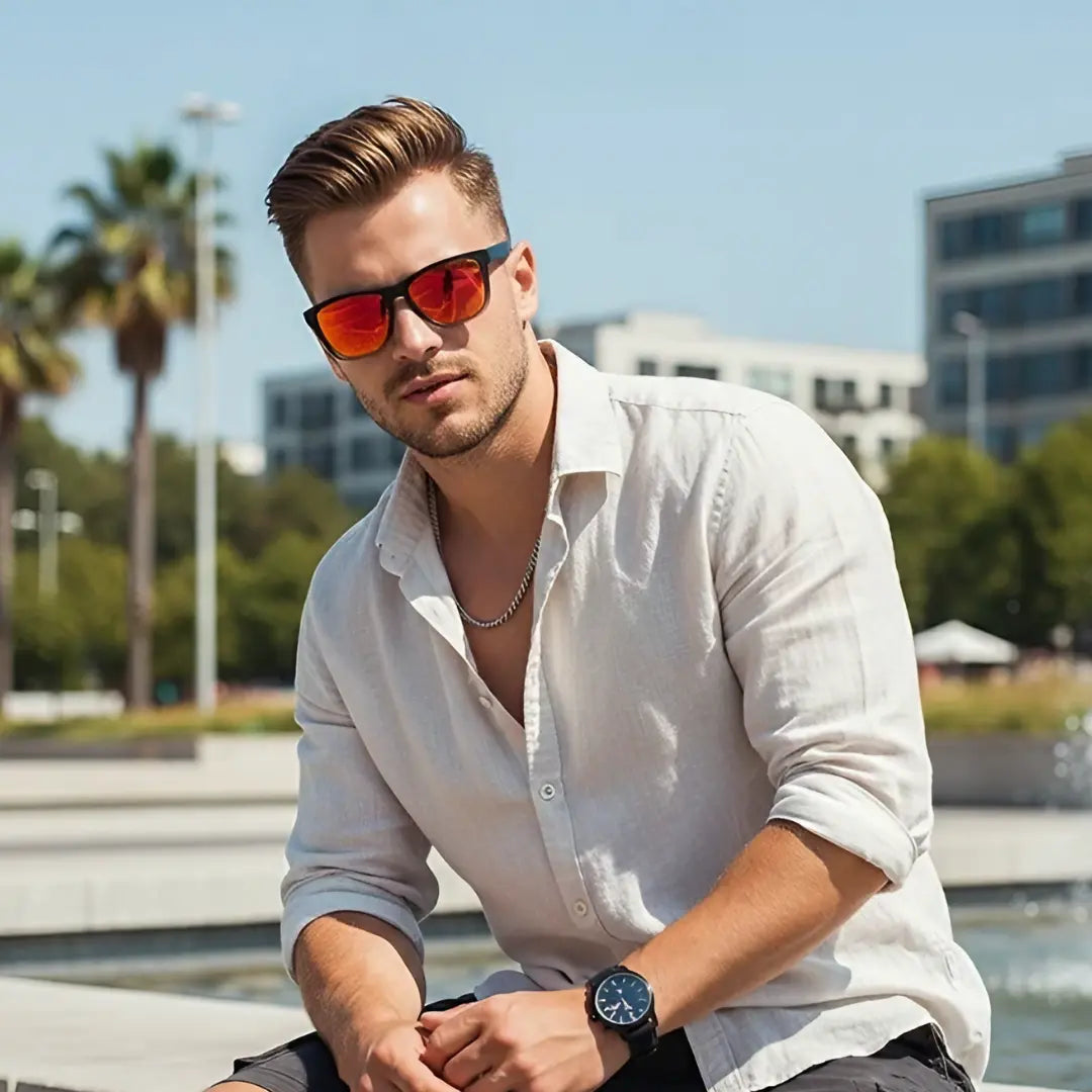 oculos-de-sol-quadrado-polarizado-masculino-mionelle-horizonte-laranja-espelhado-6