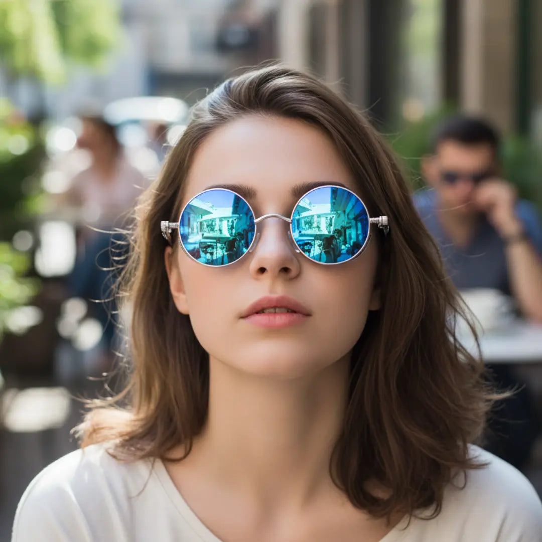 oculos-de-sol-steampunk-redondo-masculino-feminino-unissex-mionelle-manifesto-azul-espelhado-7